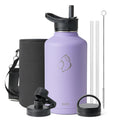 BUZIO Half Gallon Water Jug Insulated Stainless Steel (Cold for 48 Hrs)
