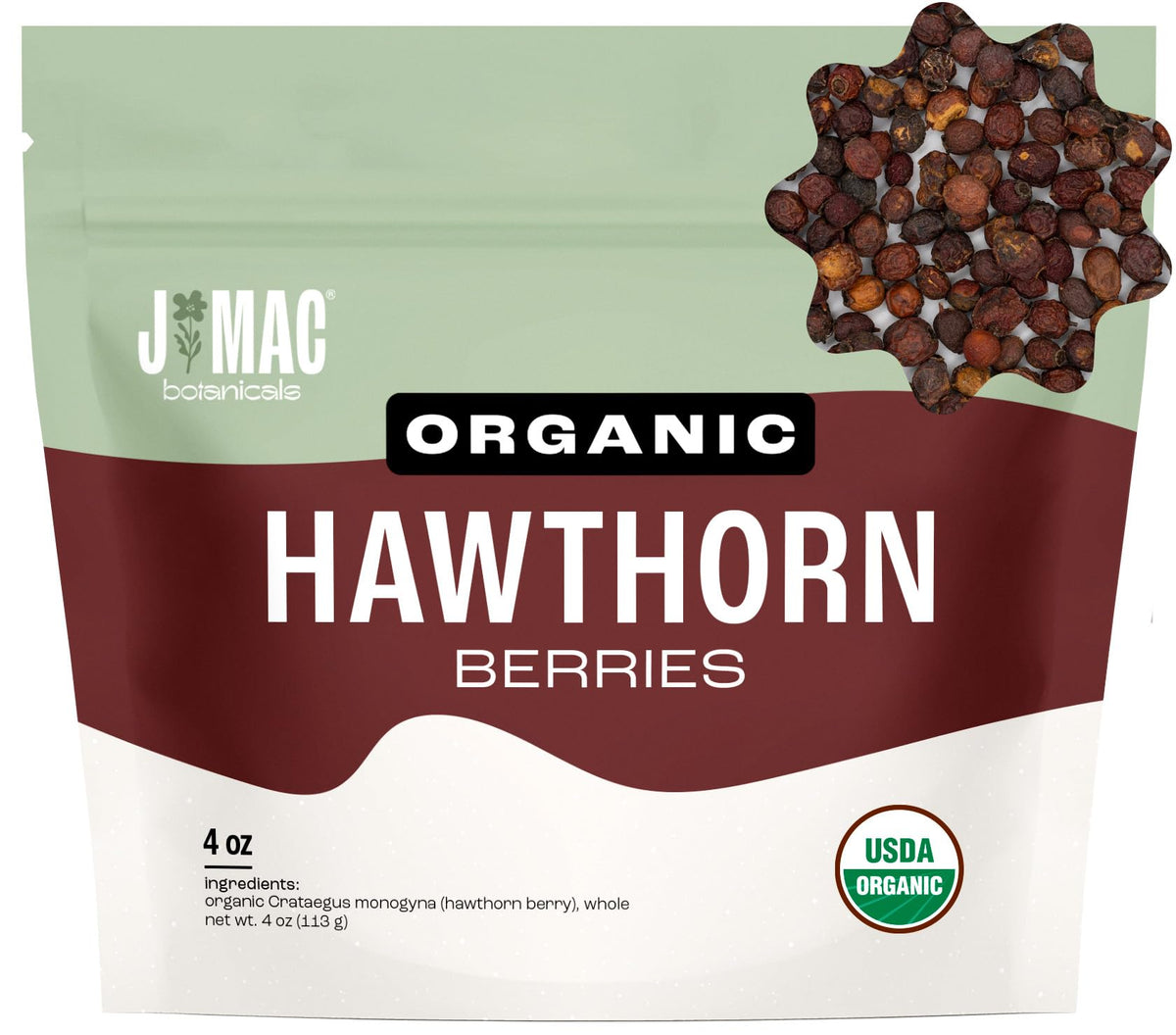 J Mac Botanicals, Certified Organic Hibiscus Flower, loose leaf tea, Flor de Jamaica