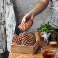 MOTEERLLU Wooden Springerle Cookie Molds for Baking, Pine cones