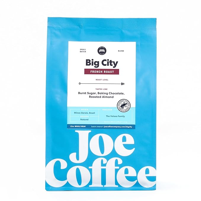 Joe Coffee Company - Benchmark Ground Specialty Coffee, Rainforest Alliance Certified, Kosher, Climate-Friendly