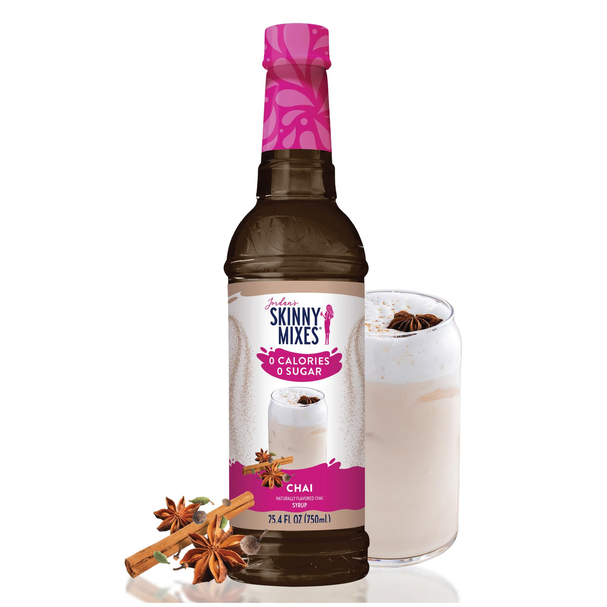 Jordan's Skinny Mixes Butter Toffee Coffee Syrup, Pack of 2, 25.4 fl oz