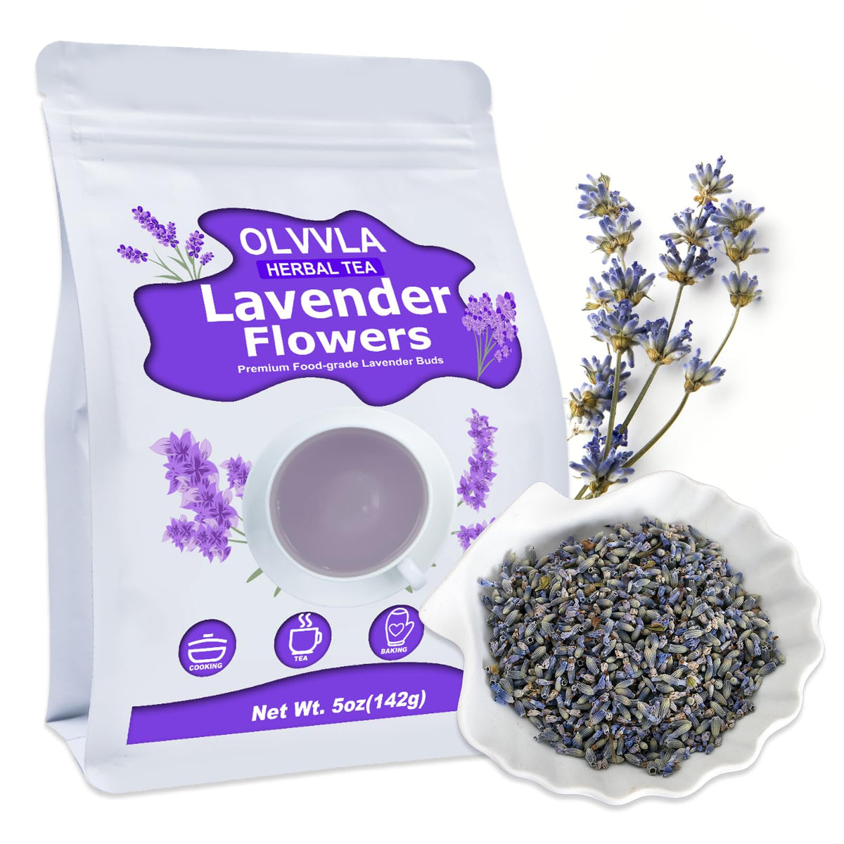 Olvvla - Chrysanthemum Tea, 4oz/114g, Dried Fetal Chrysanthemum Flowers