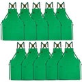 Stenffy 10 Pack Kitchen Apron, Work Apron, Canvas Apron, Green