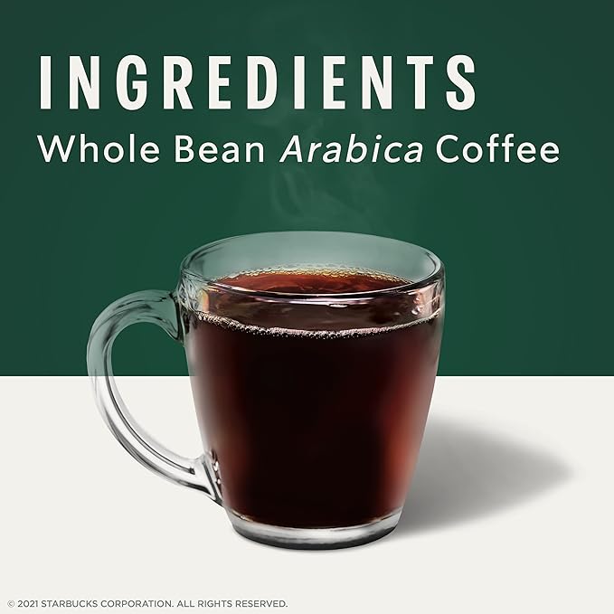 Starbucks Whole Bean Coffee, Dark Roast Coffee, French Roast, 100% Arabica, 1 bag (28 oz)