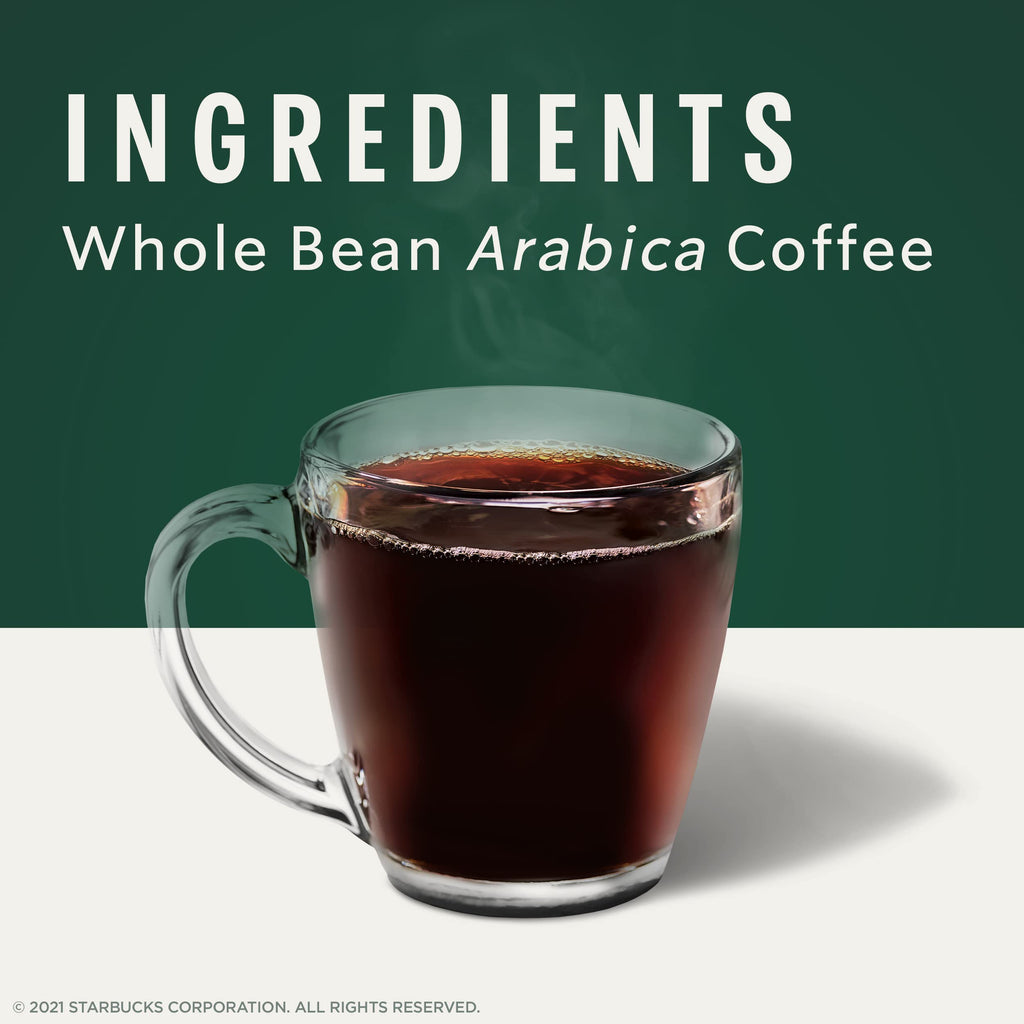 Starbucks Whole Bean Coffee Espresso Roast, 6 Bags 12 oz