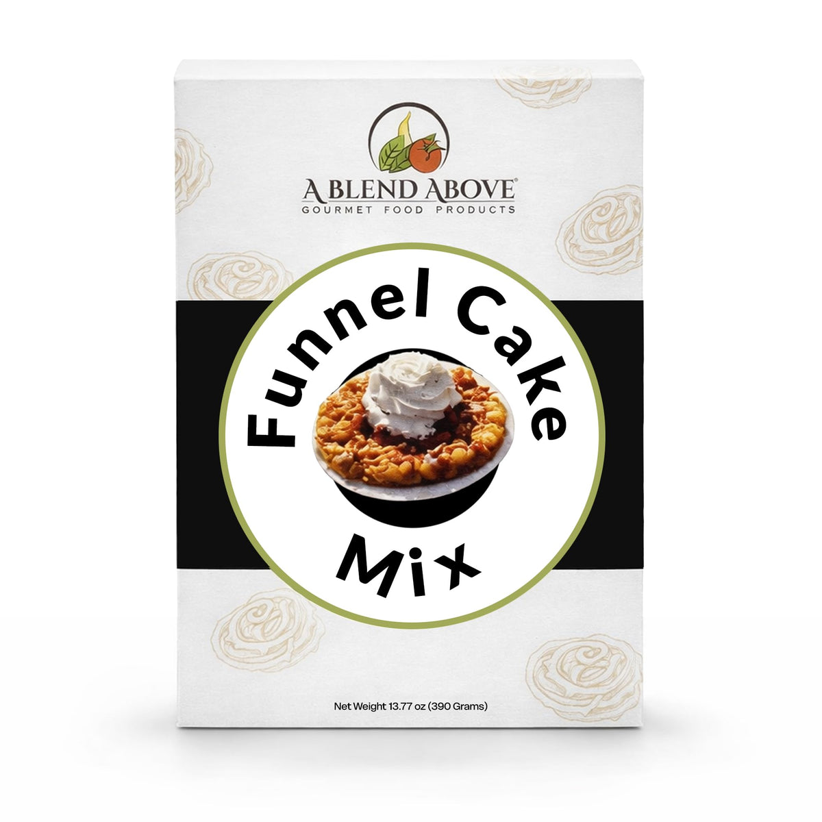A Blend Above Funnel Cake Mix, Classic Fairground Treat Mix, Makes 10 Funnel Cakes or 20 Fritters, Quick and Easy to Make, Delicious at Every Bite