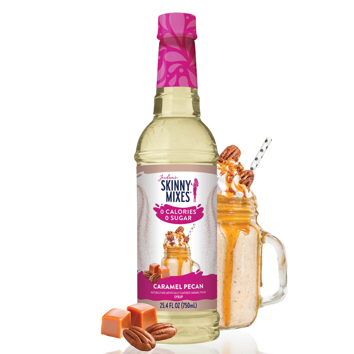 Jordan's Skinny Mixes Butter Toffee Coffee Syrup, 25.4 oz