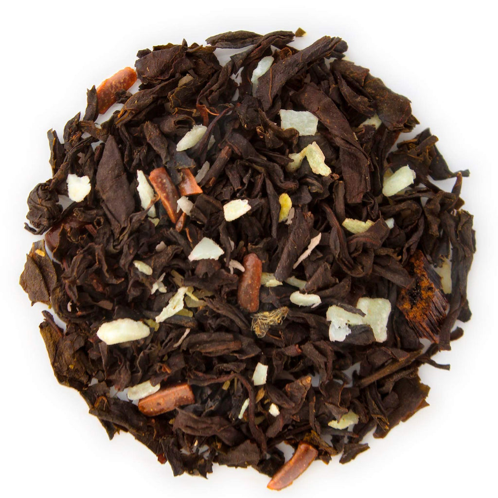 Teabloom Organic Black Tea, Vanilla Orchid Garden Loose Leaf Tea, USDA Certified Organic and Kosher Certified, 2.80 Ounce Canister Makes 35-50 Cups