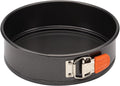 Rachael Ray Oven Lovin' Nonstick Bakeware Springform Baking Pan/ Springform Cake Pan / Cheesecake Pan With Grips, Round - 9 Inch, Gray