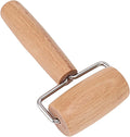 Ktsxxops Small Rolling Pin, Wooden Dough Roller, Non-Stick Pizza Roller, T Type Rolling Pins for Kitchen Baking, Pizza Dough Press (2.8 * 5.1 inch)
