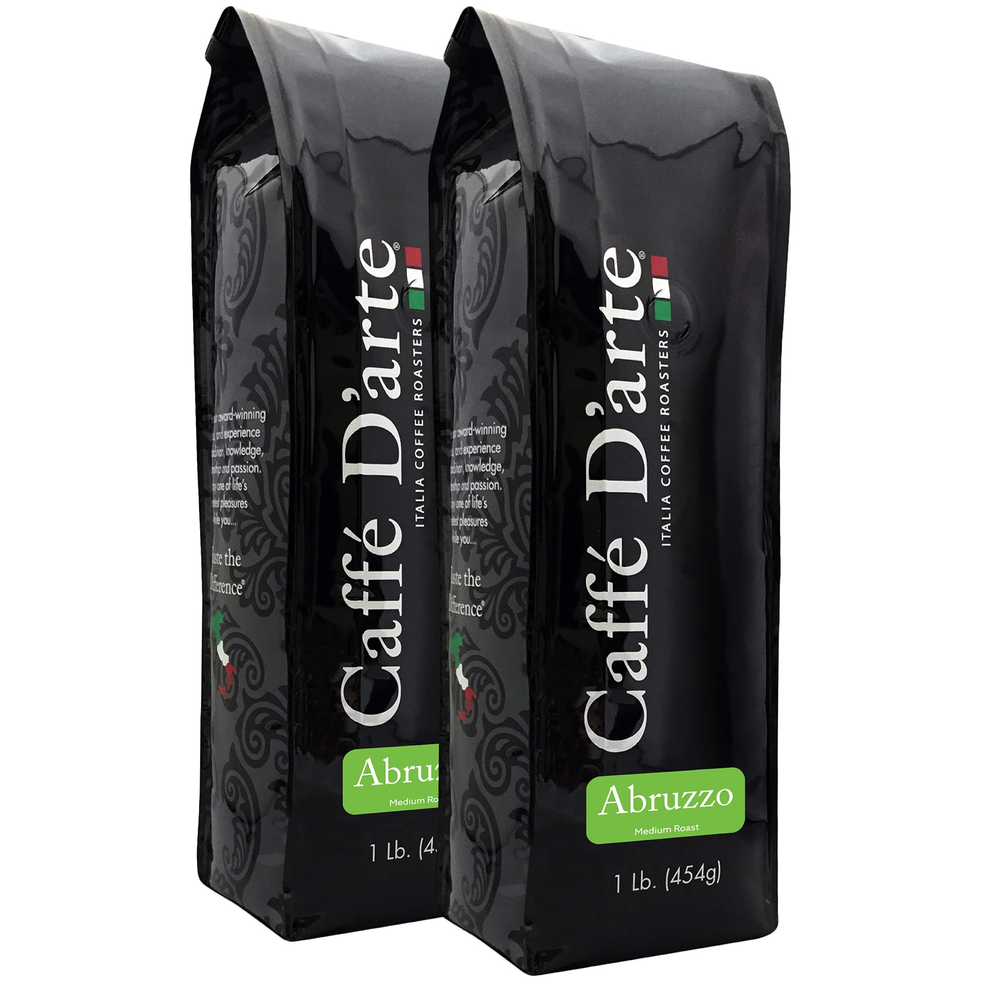 Caffe D'arte Abruzzo Ground Coffee, Medium Roast, 1 lb