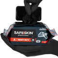 SAFESKIN Heavy Duty Nitrile Disposable Gloves, Pack of 40, Powder Free, Black - Plumbing, Gardening, Painting, Food Handling
