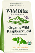 Wild Bliss Organic Red Raspberry Leaf Tea for Pregnancy and Menstrual Support - Loose Leaf Herbal Tea - 1.76 Oz - 25 Servings