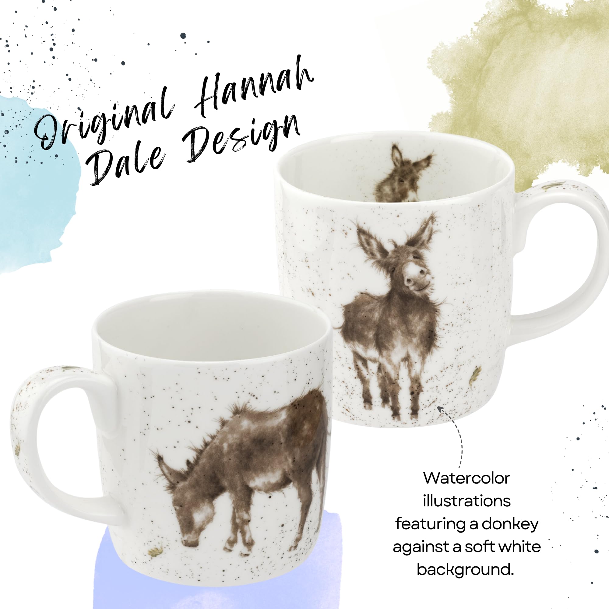 Royal Worcester Wrendale Designs 14 oz Mug, Gentle Jack