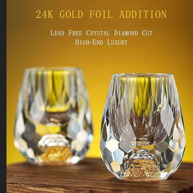 Soopiiso Crystal Glasses 0.5oz/15ml,shot glasses (6)