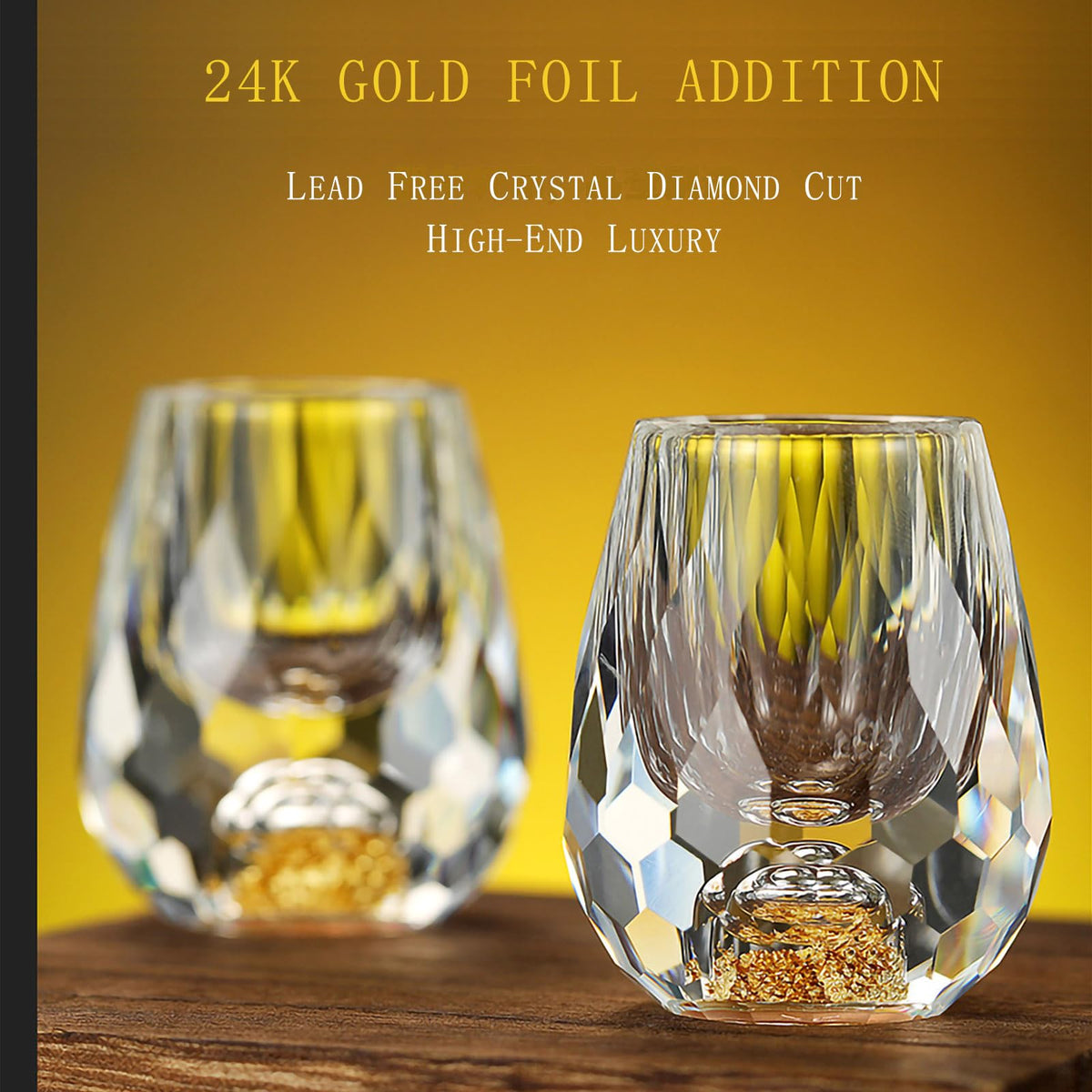 Soopiiso Crystal Glasses 0.5oz/15ml,shot glasses (6)