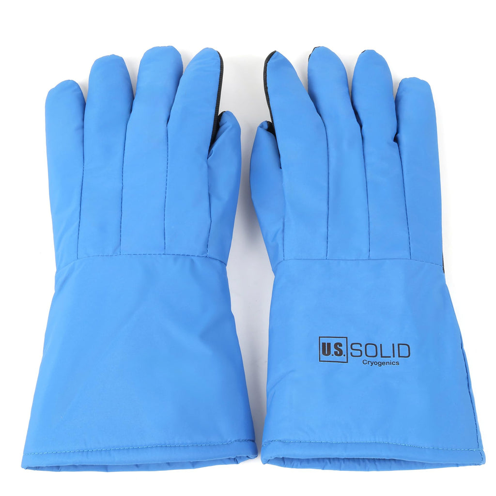 U.S. Solid 15-Inch Cryogenic Gloves, -319°F Liquid Nitrogen Protection, Ultra Low Temperature Resistant, CE EN511 Certified, Safety Gloves for Laboratory & Industrial Use
