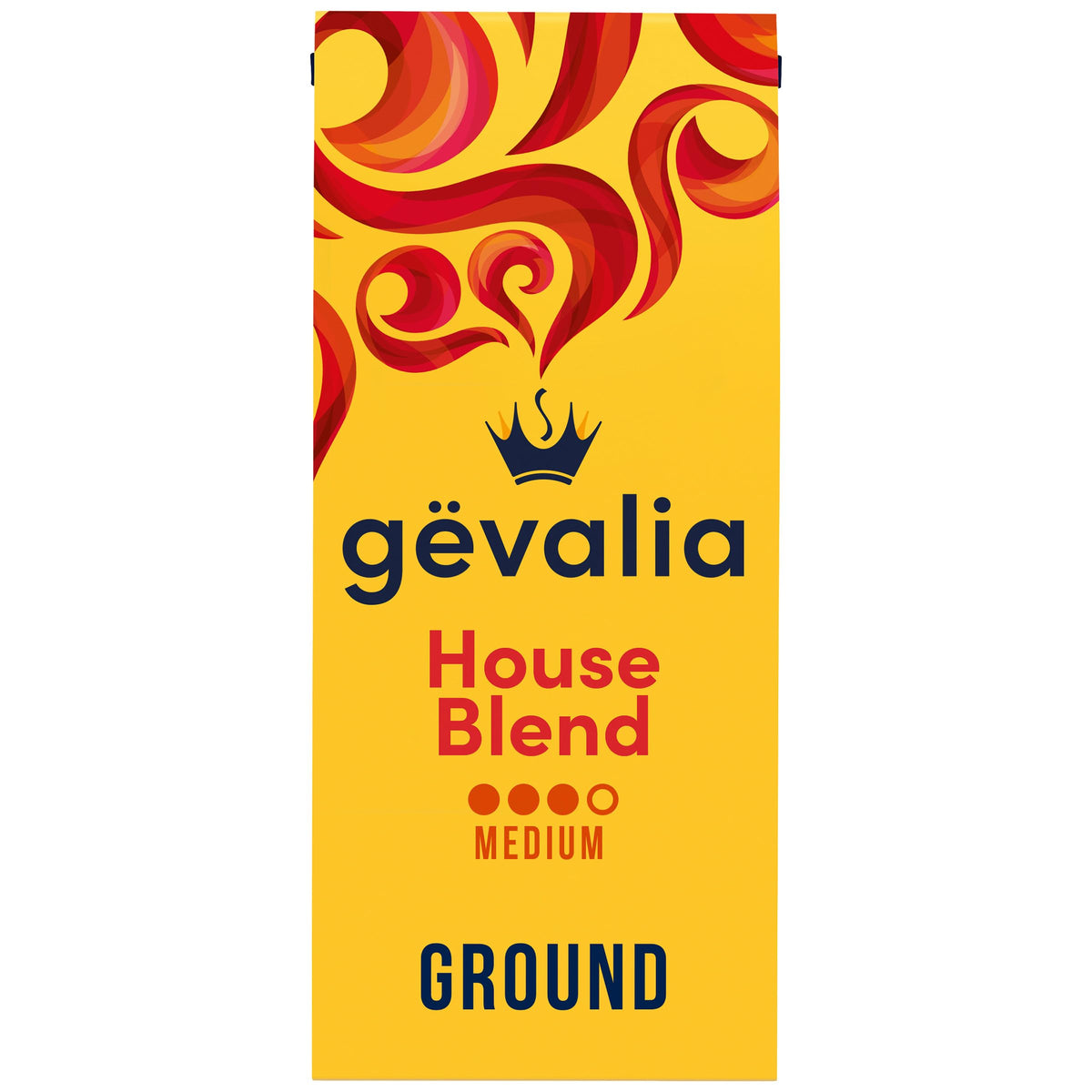 Gevalia Ground Coffee, House Blend Medium Roast, 12 oz Bag