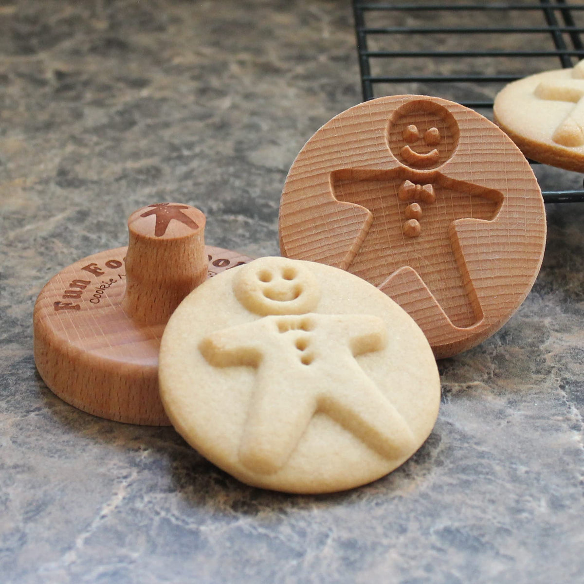 Fun Food Tools, Wood Cookie Stamp, 2.5 Inch (Chartres Cathedral CS-056)
