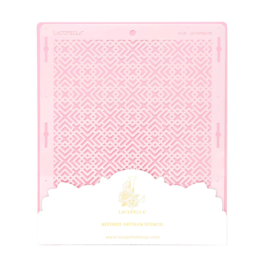 Lacupella Cake Decorating Stencil for Tall Buttercream Cake, Royal Icing, Ganache, Paint, Airbrush (DAX)