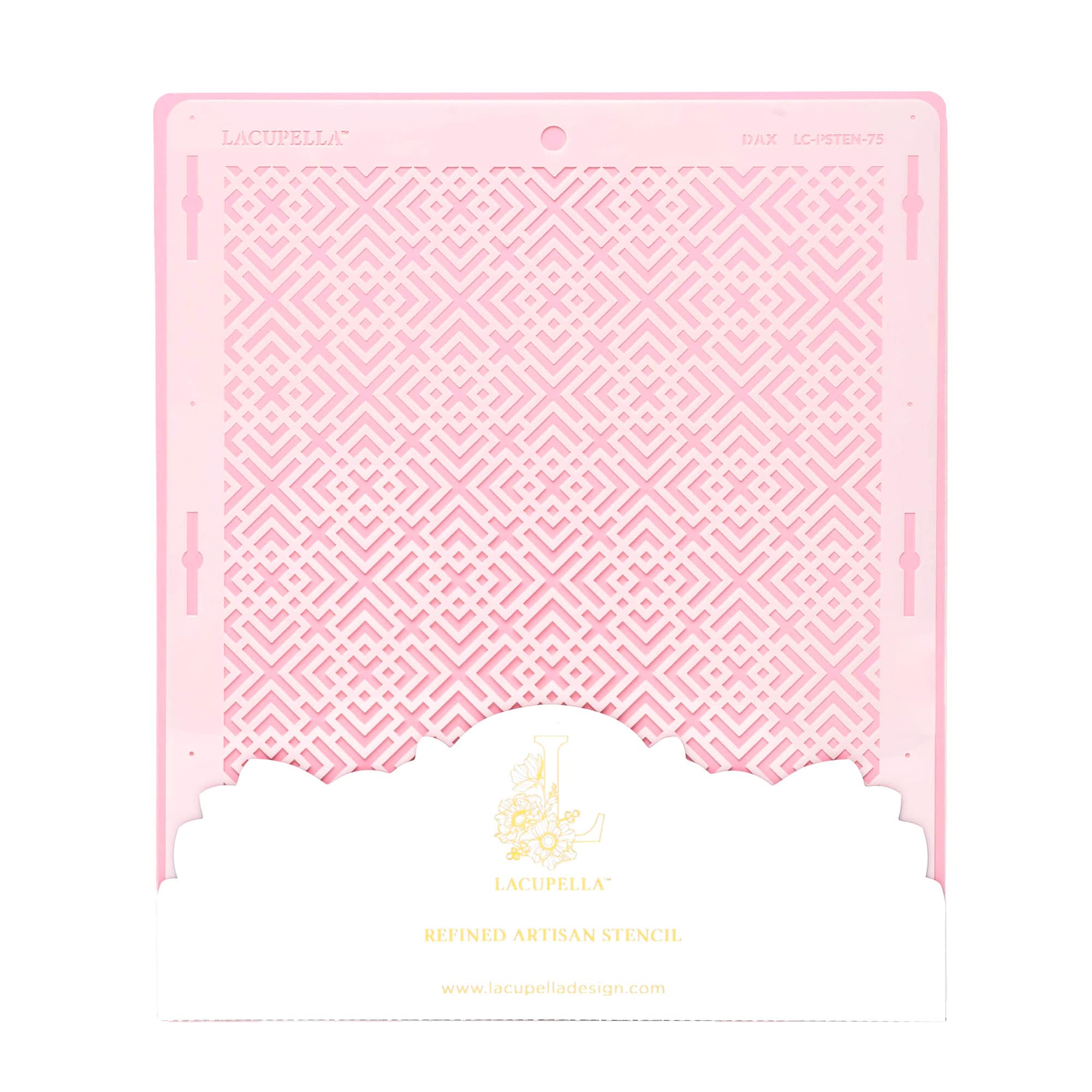 Lacupella Cake Decorating Stencil for Tall Buttercream Cake, Royal Icing, Ganache, Paint, Airbrush (DAX)