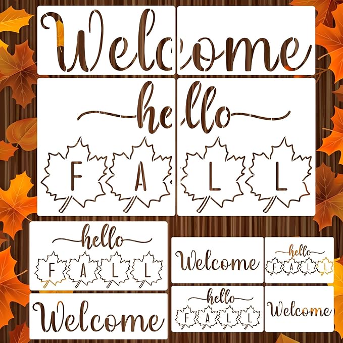 Halloween Stencils for Crafts Reusable Halloween Stencils for Door Mats