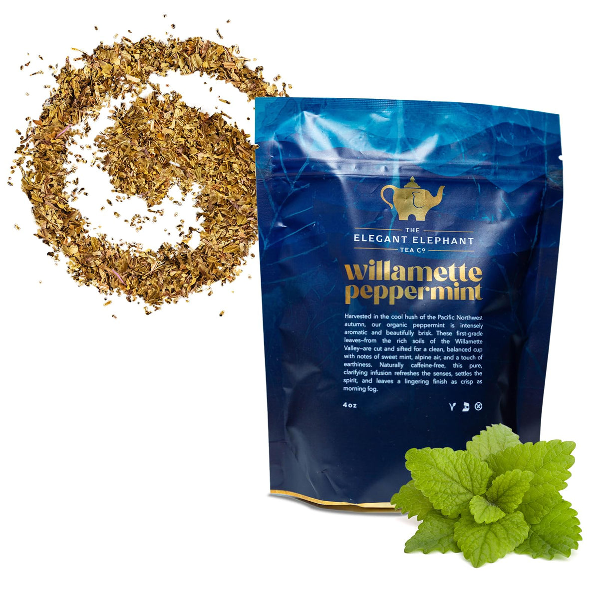 Cream Irish Breakfast Tea, Loose Leaf Black Tea – Irish Classic with Caramel & Strong Assam – Robust, Full-Bodied – Drink Hot or Iced – 4 oz Resealable Bag (Makes 50 Cups) – The Elegant Elephant