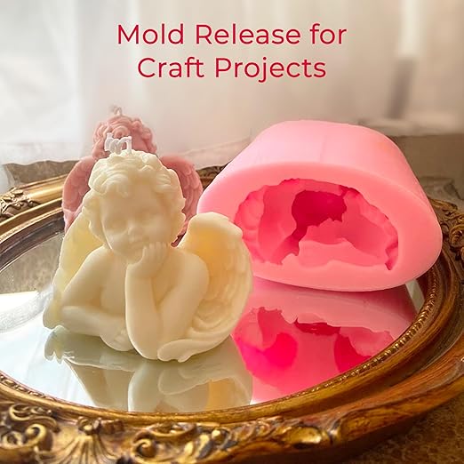 Mold Release, Silicone Mold Release Spray (8x16.9 fl oz/500ml) Mold Release for Epoxy Resin and Candle Mold Release Spray (8 Pack Mega Size)