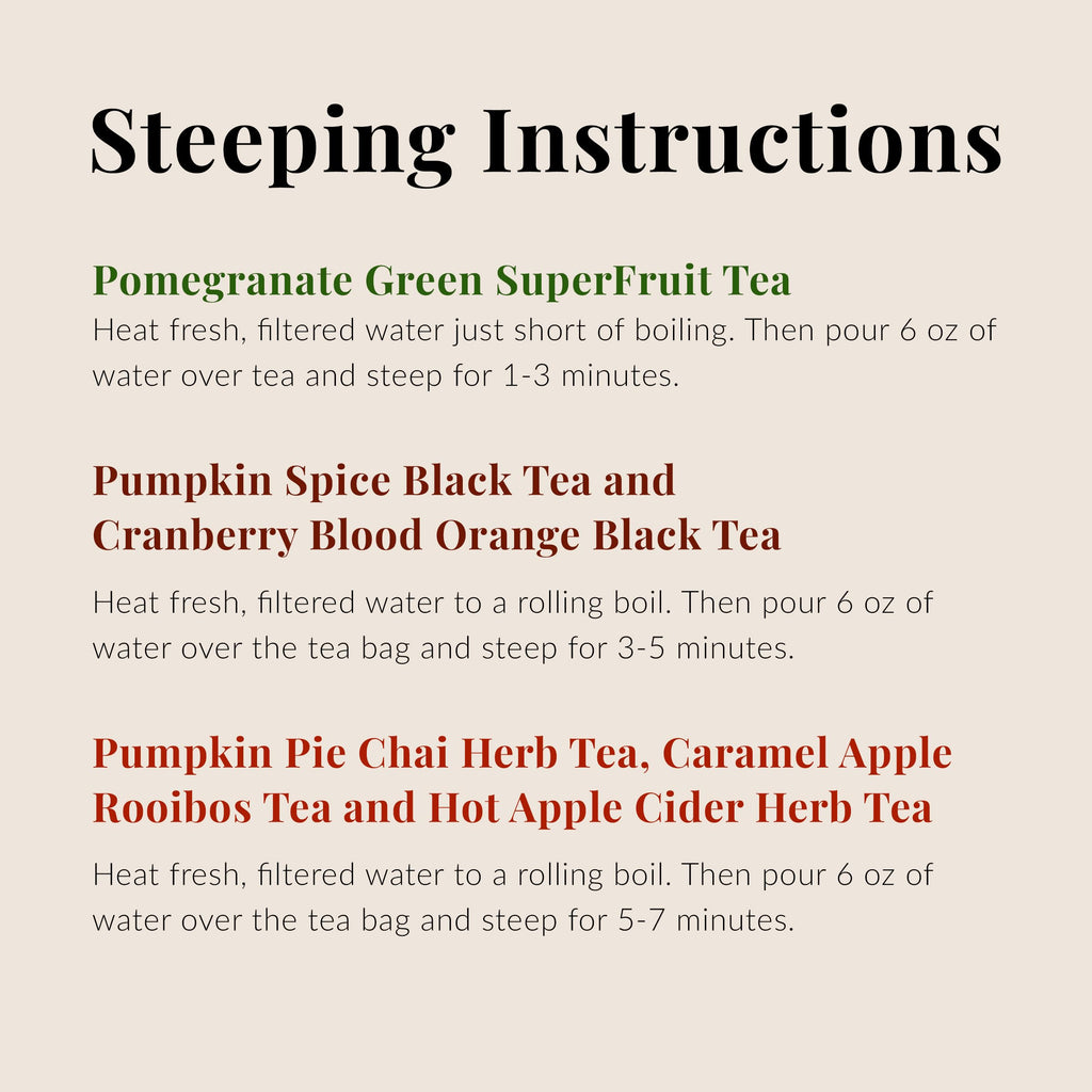 The Republic of Tea: Fall Harvest Tea Assortment Cube, 24 Tea Bags