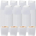 RXLWYUNLAE 120 Pack Paper Espresso Coffee Cups, 4 oz Disposable Coffee Cups,Corrugated Insulated Ripple Wall, Paper Ripple Cup for Coffee, Hot Chocolate and Hot Tea Drinks -White