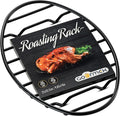 Oval Cooling Rack with Integrated Feet, Roasting Wire Rack, Drying, Grilling, Cooking, Baking Rack With Non-Stick Coating, PTFE Free, Oven and Dishwasher Safe, Large Oven Rack 9.85 X 14 inches