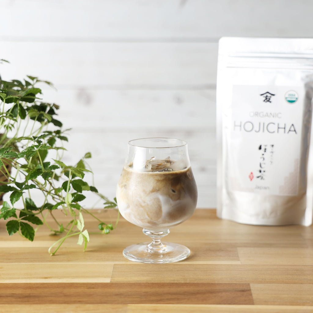 TOMOSAN Hojicha Tea - Japanese Organic Loose Leaf Premium Green Tea - Roasted Kukicha & Sencha Blend, Low Caffeine, USDA Certified, Uji-Kyoto, 100g/3.5oz