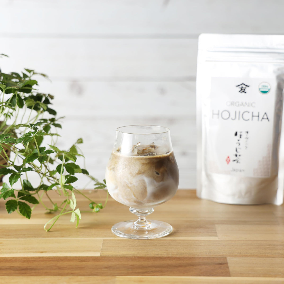 TOMOSAN Hojicha Tea - Japanese Organic Loose Leaf Premium Green Tea - Roasted Kukicha & Sencha Blend, Low Caffeine, USDA Certified, Uji-Kyoto, 100g/3.5oz