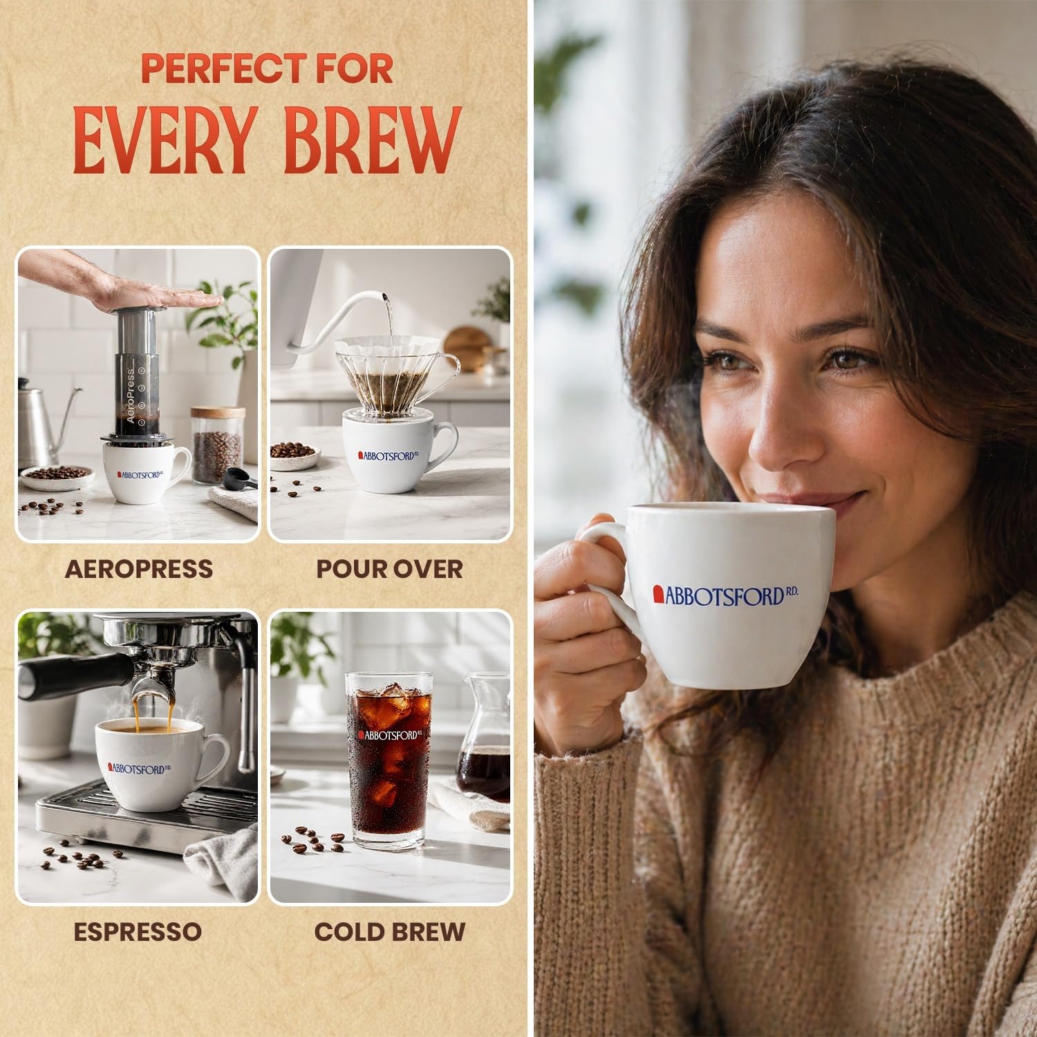 Brazil Oberon Ground Coffee, Medium Light Roast Ground Coffee with Orange Spice & Cocoa, 12 oz Brazilian Coffee Bag, Single Origin from Cerrado, Specialty Coffee for a Bright, Flavorful Brew