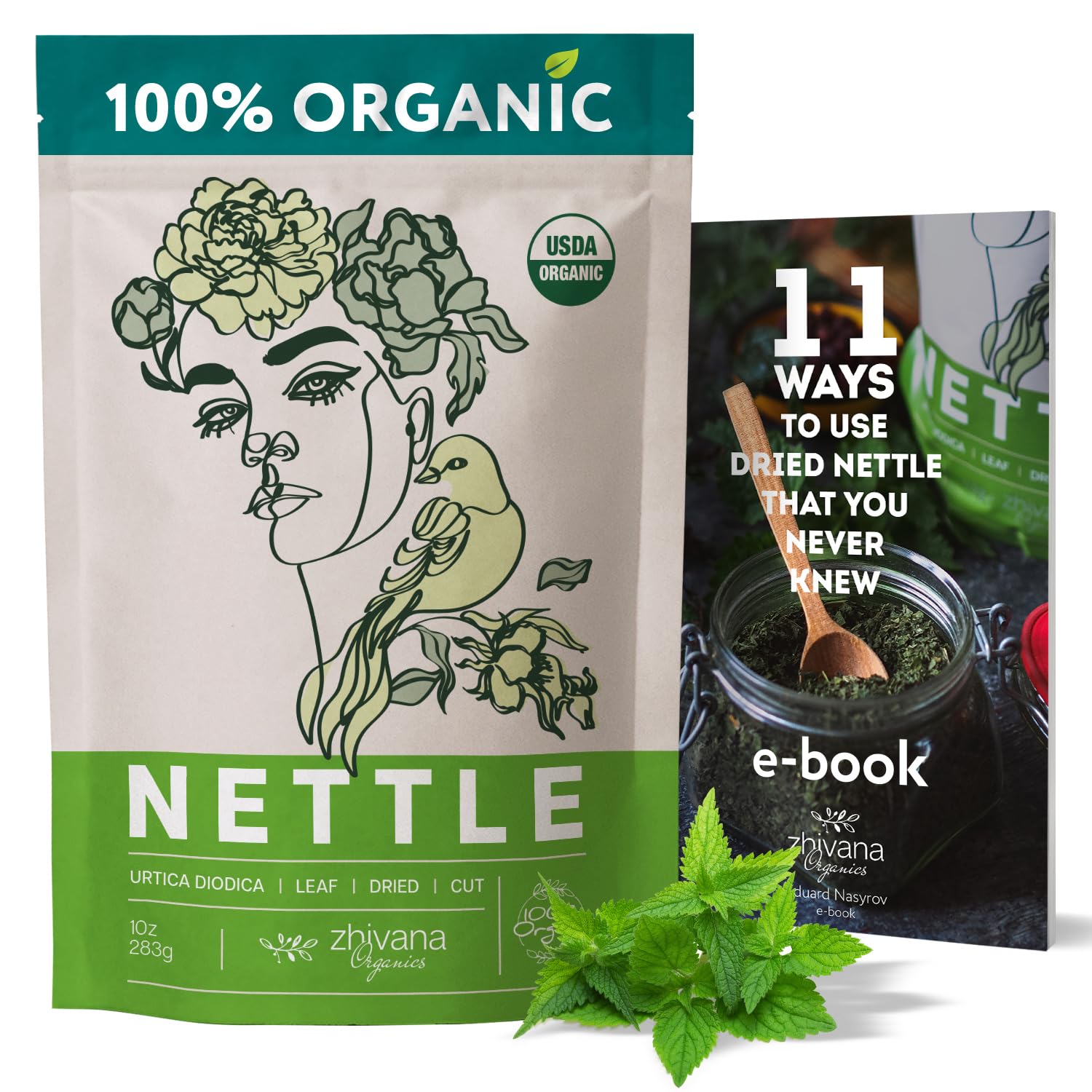 Stinging Nettle Tea Organic Loose Leaf (8oz.) - Ortiga Verde Organica