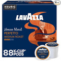 Lavazza House Blend Perfetto, Single-Serve Keurig K-Cup Pods, Medium Roast Coffee, 88-Count Box (4 Packs of 22)