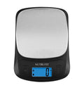 NUTRI FIT Kitchen Scales Digital Food Scale Cooking in Grams & Ounces Black
