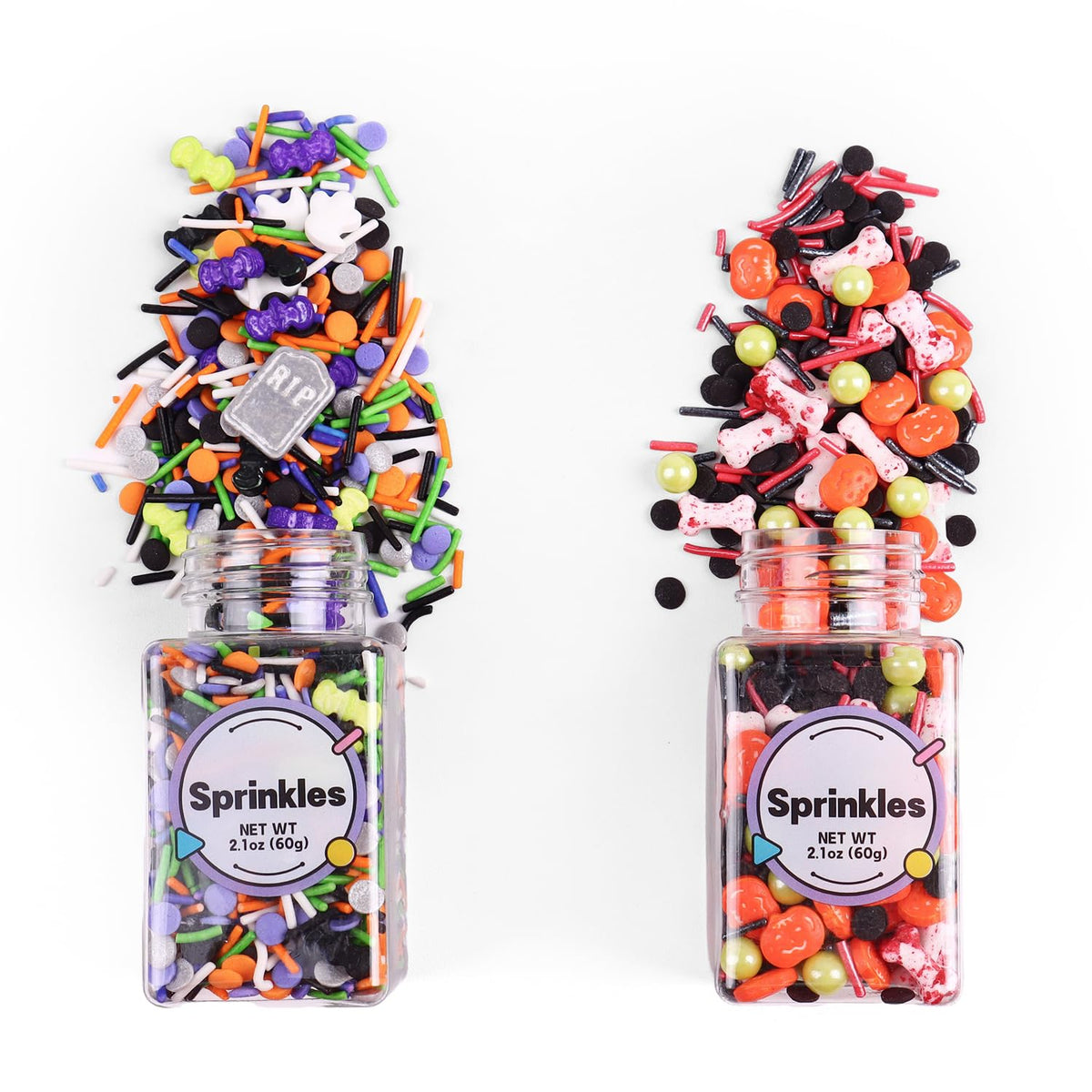 Edible Black and White Sprinkles, White Pearl Sprinkles, Black Sugar Pearls, Edible Pearls for Cake Decorating, Cupcakes, Ice Cream Toppers, Macarons, and Cookies(4.23oz)