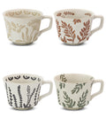 LINVIA 11 oz Ceramic Coffee Mug, Stoneware Teacup with Handle