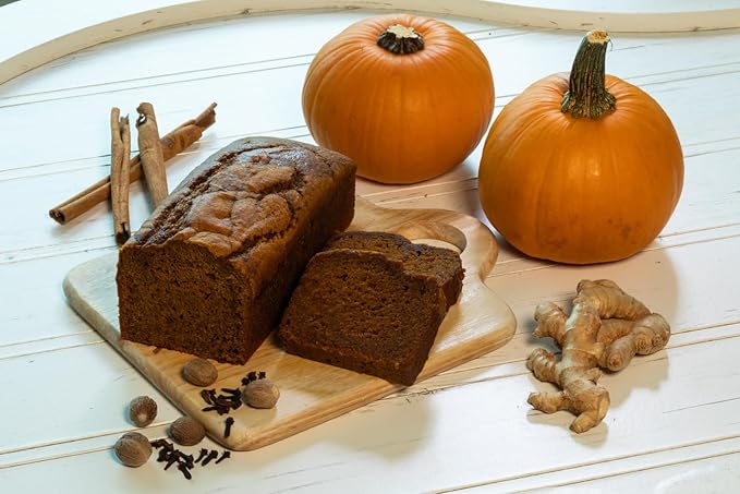 Nadel - NATURALLY DELICIOUS Pumpkin Spice Bread Slices, 24 Pack, Sweet Breads & Cakes breakfast bar, back to school lunch snack.