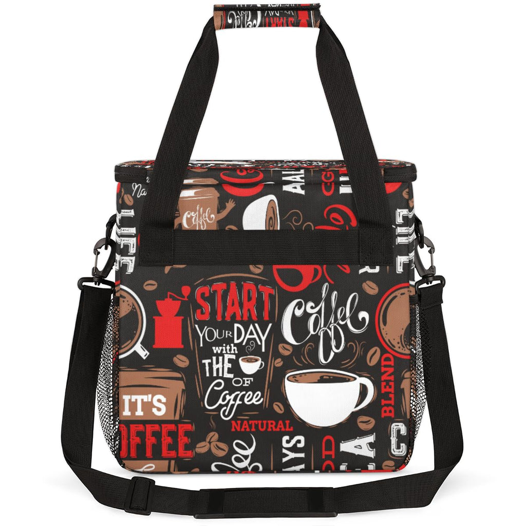 Coffee Maker Bag Compatible with K-Mini or K-Mini Plus Coffee Red Pattern