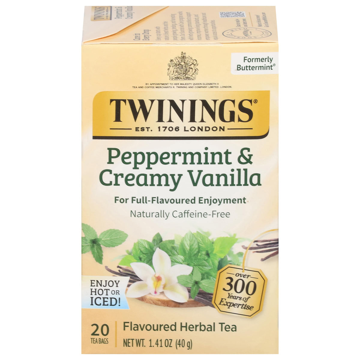 Twinings Blackcurrant Breeze Black Tea Individually Wrapped Bags, 20 Count (Pack of 1), Sweet, Tangy Taste, Caffeinated, Enjoy Hot or Iced, 20 Teabags