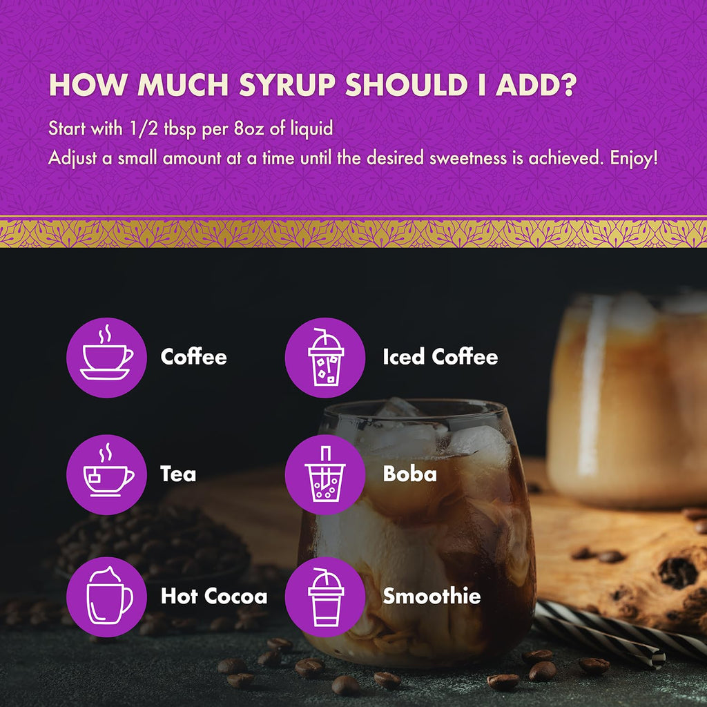 ChocZero Sugar Free Lavender Coffee Syrup, 25.4 fl oz