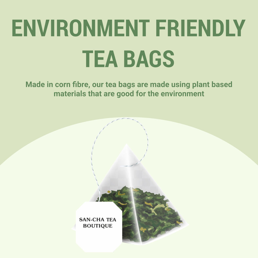 Sancha Tea Boutique, Masala Chai, Spiced Tea, 25 Pyramid Bags, India’s Famous Chai, Blend of Cinnamon, Ginger & Cardamom