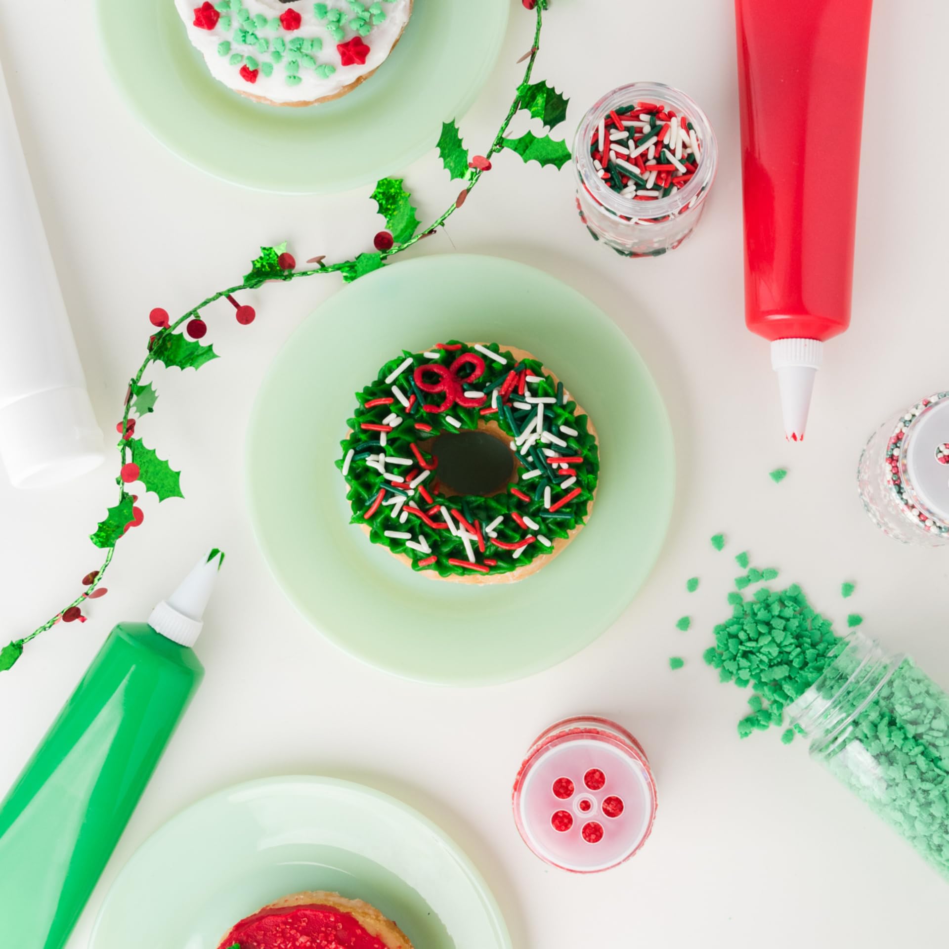 Sweets Indeed Sprinkles, 4 Pack, Edible Sprinkle Mix, Perfect for Cake Decorations, Baking, Ice Cream, Cookies, Cupcake Topper (Christmas)