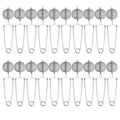 Voittozege Premium Stainless Steel Tea Infuser 20 Pcs Snap Ball Filter