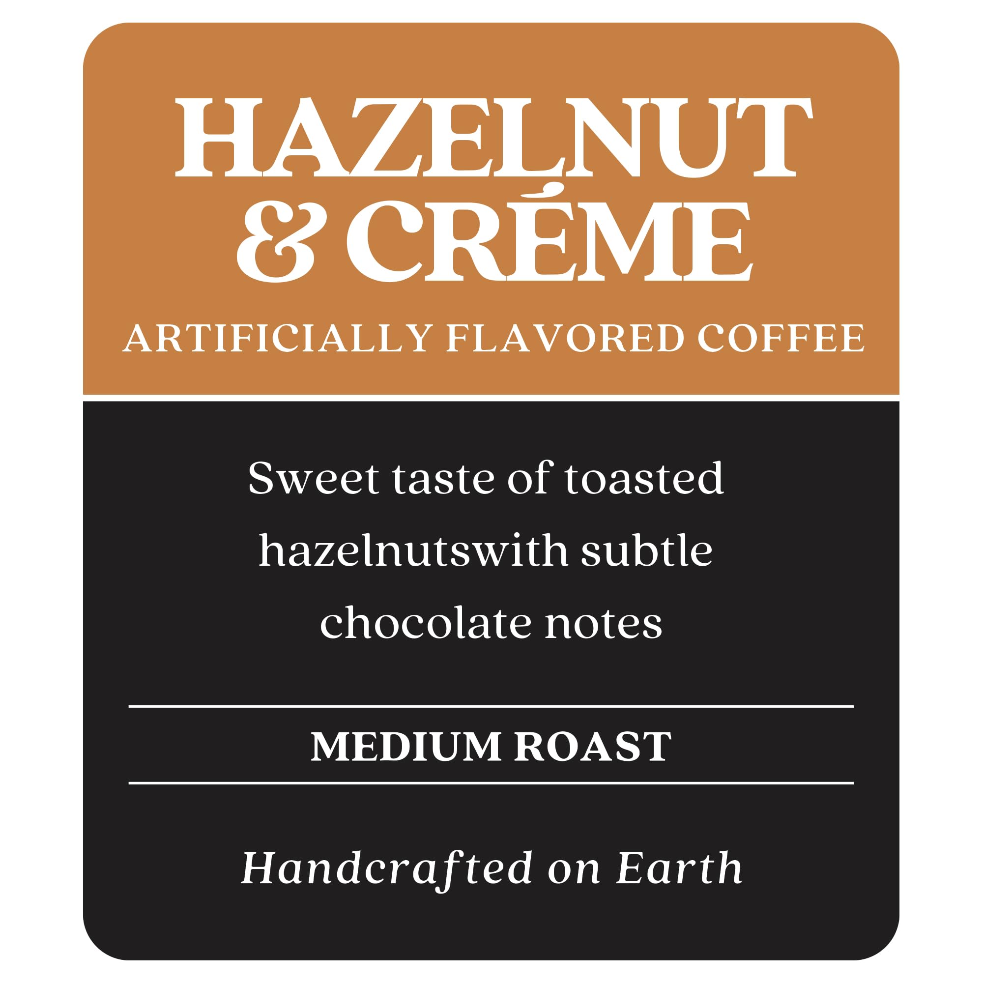 Copper Moon Whole Bean Coffee, Medium Roast, Hazelnut & Cream Blend, 5 lb