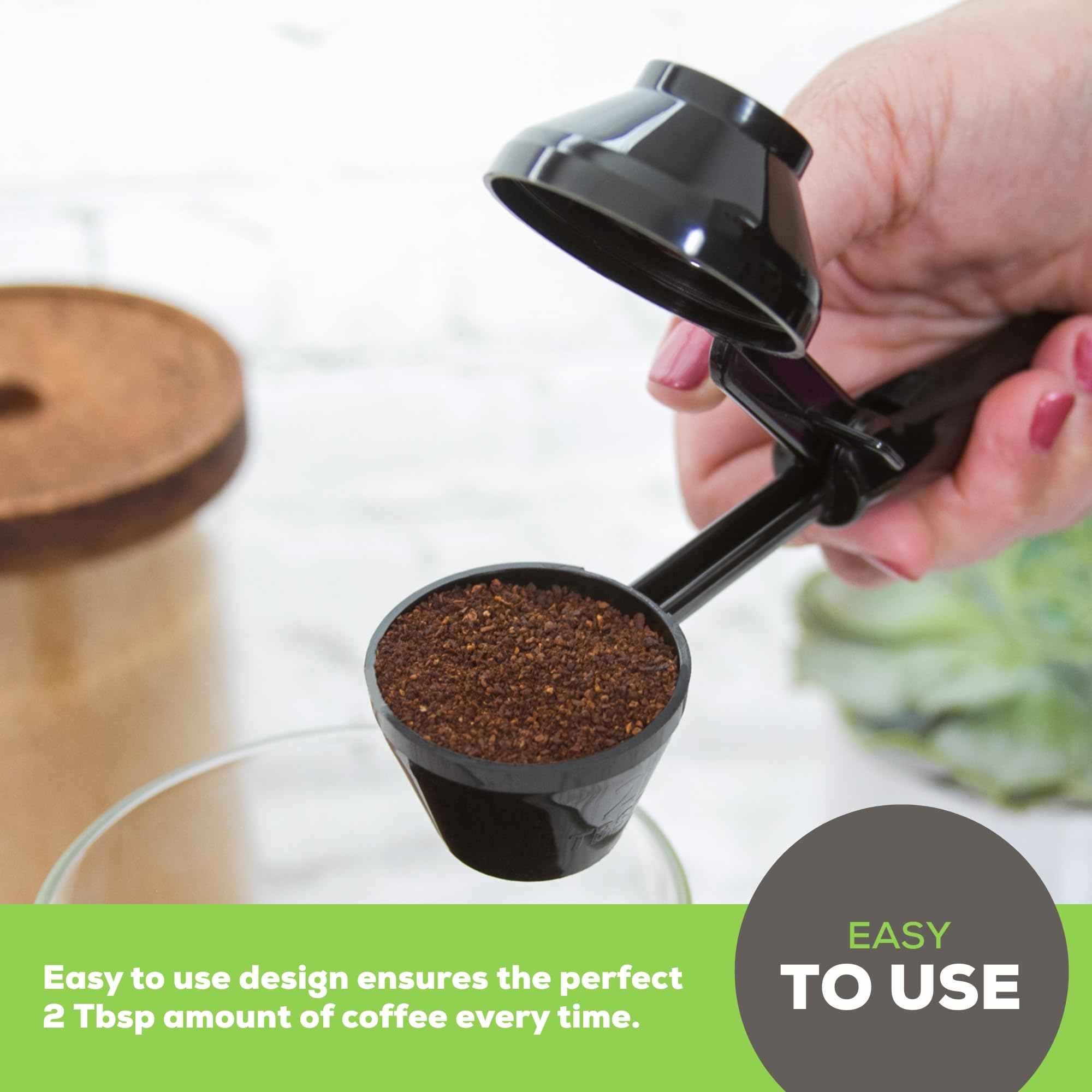 Perfect Pod EZ-Scoop Coffee Scooper & Funnel for Reusable K Cup Pods