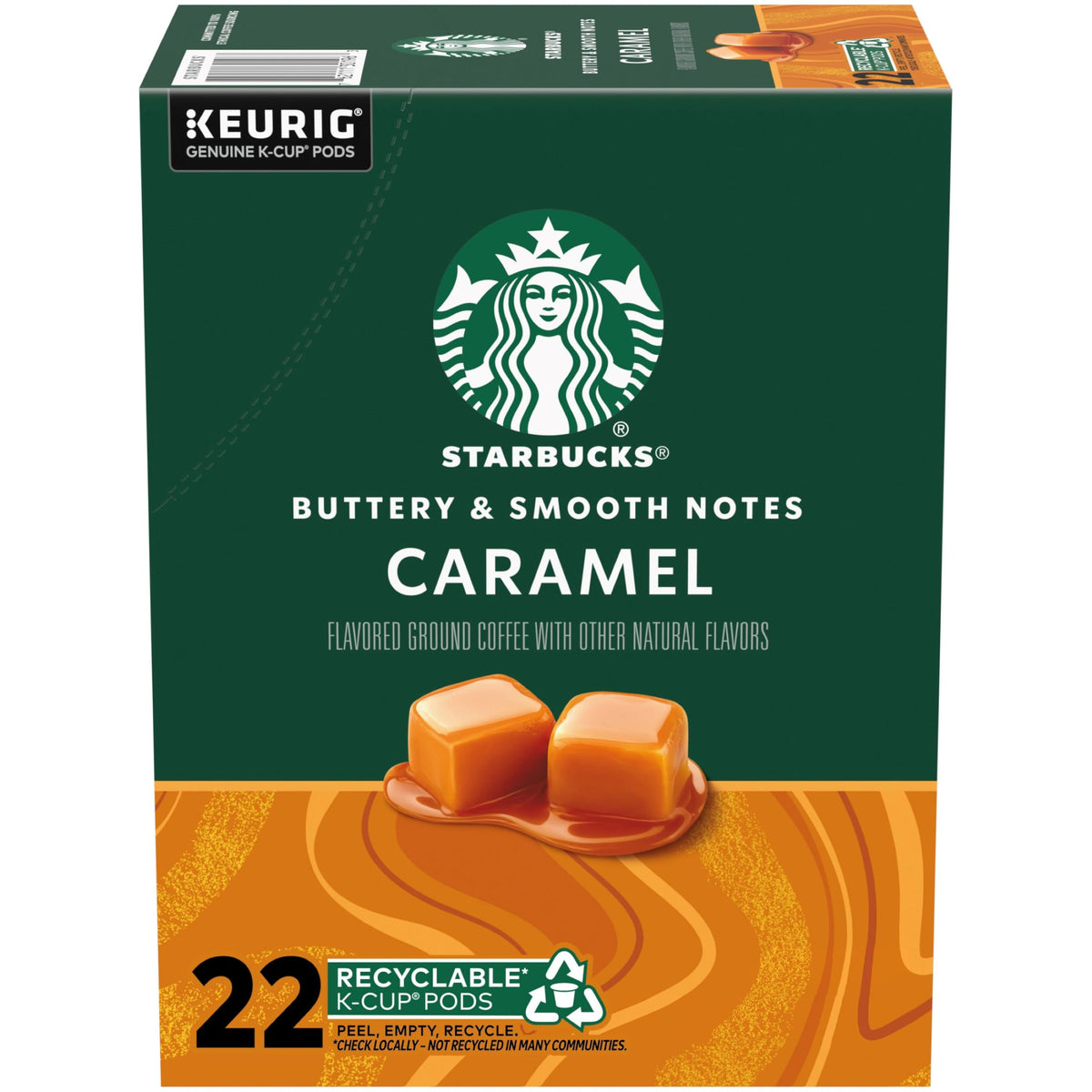 Starbucks K-Cup Coffee Pods, Flavored Hot or Iced Coffee, Mocha, 60 Keurig Pods