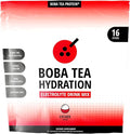 Boba Tea Hydration | Electrolyte Powder Drink Mix | Lychee | 1000mg Electrolytes, Vitamin C | 16 Stick Packets